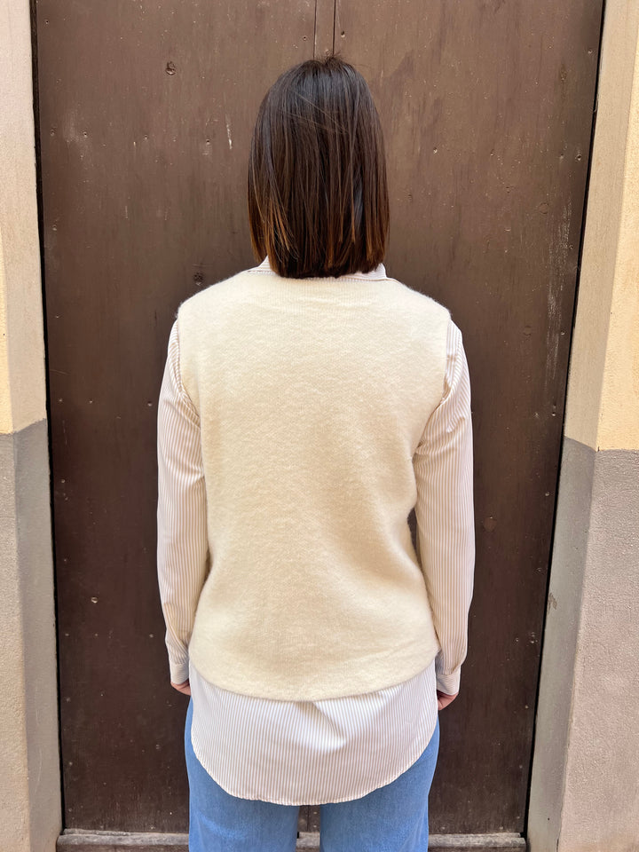 Chaleco Ruth beige