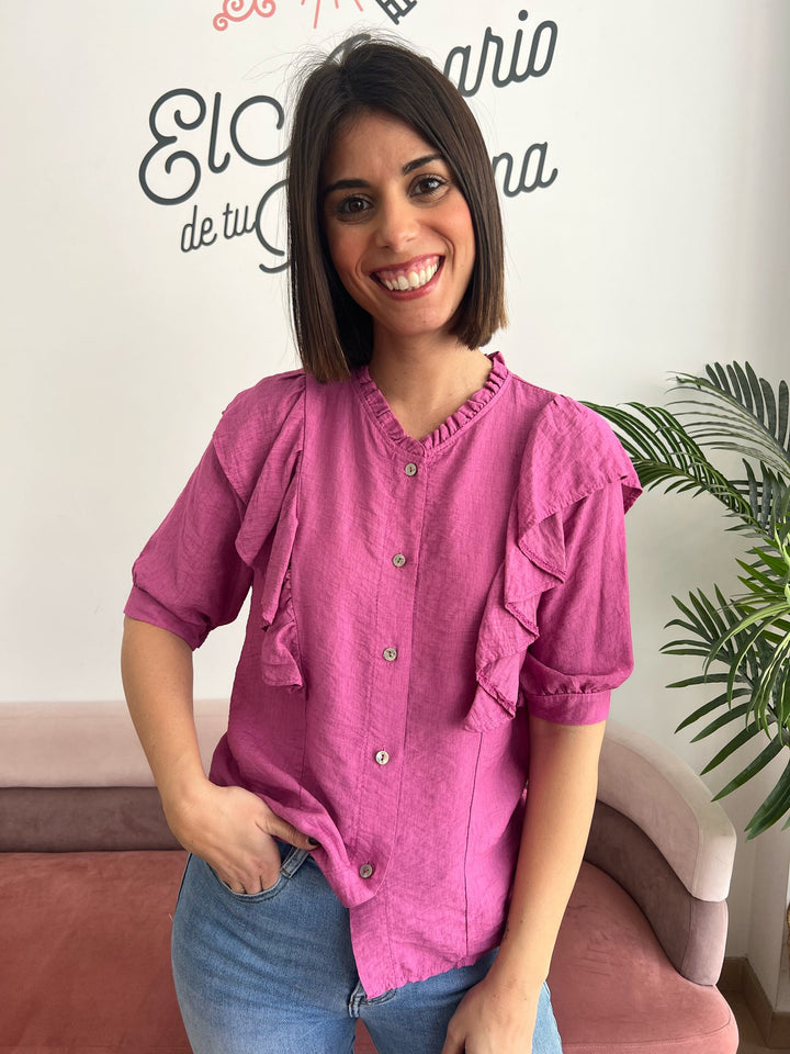 Camisa Sandra rosa