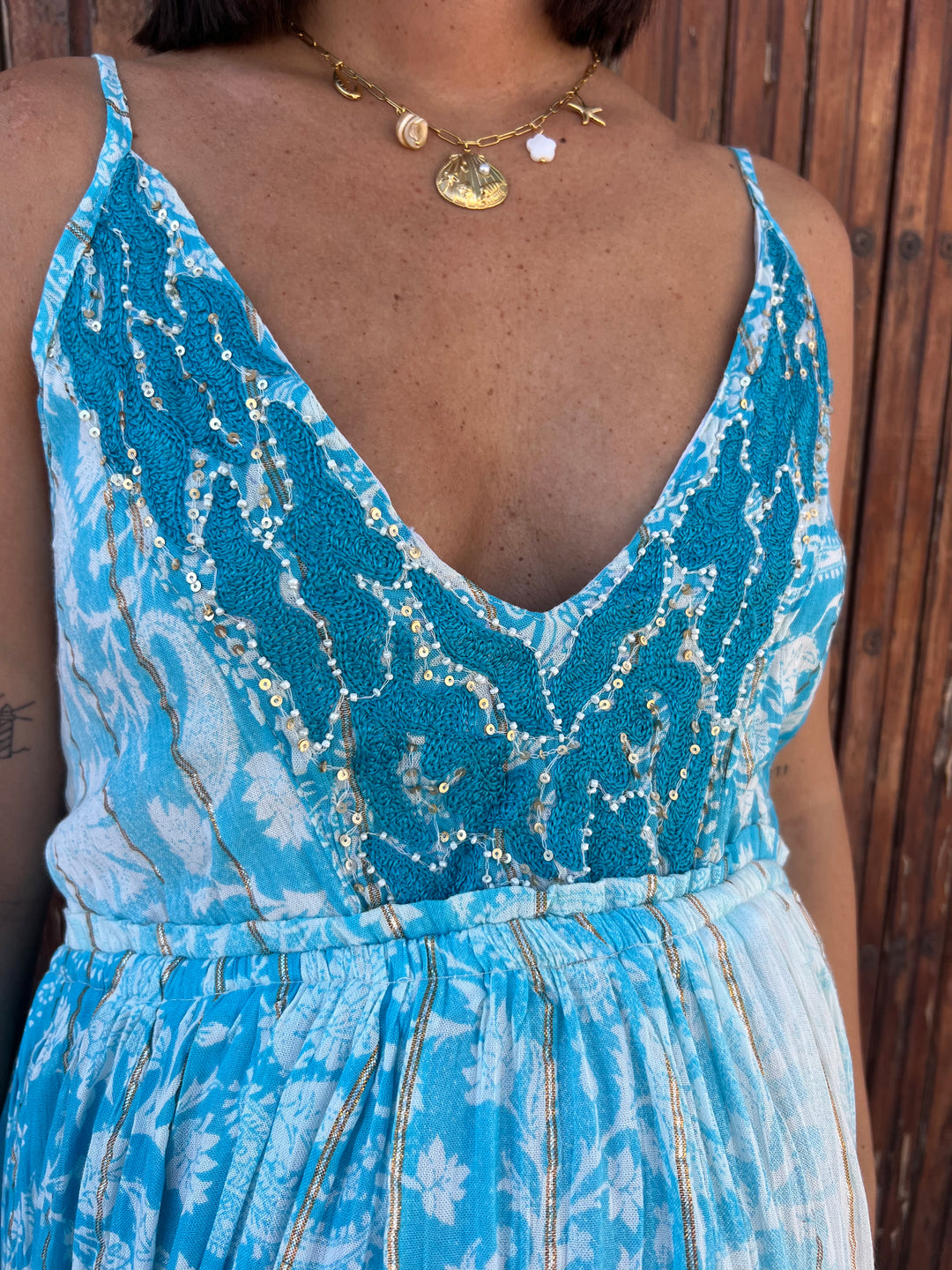 Vestido Menorca azul