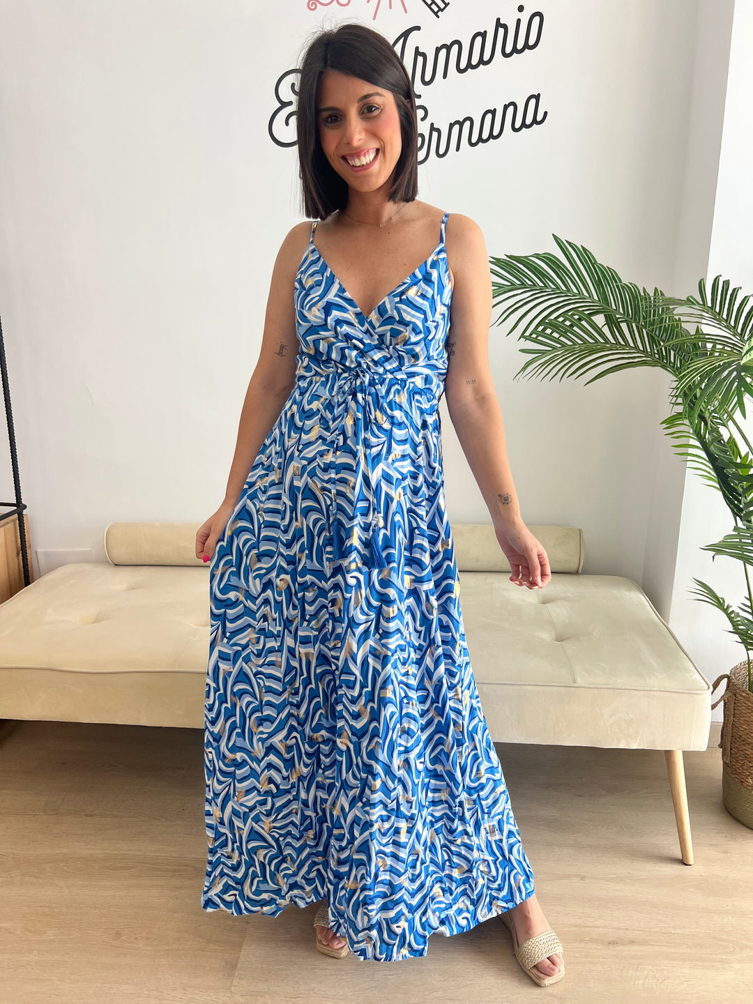 Vestido Charito azul