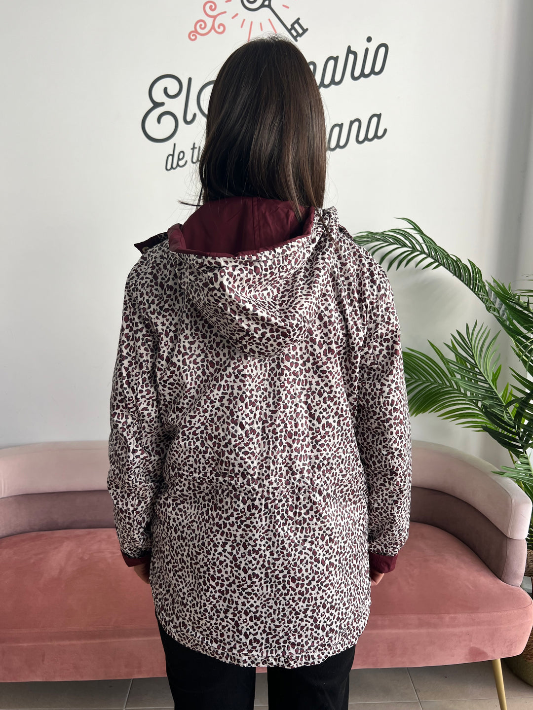 Chaqueta Reversible Leopardo