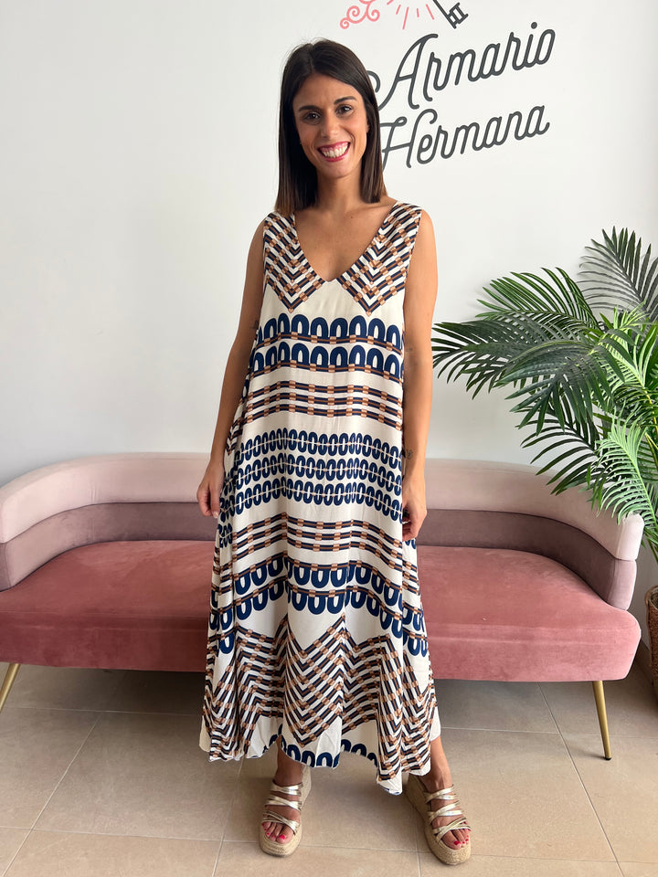 Vestido Tania azul