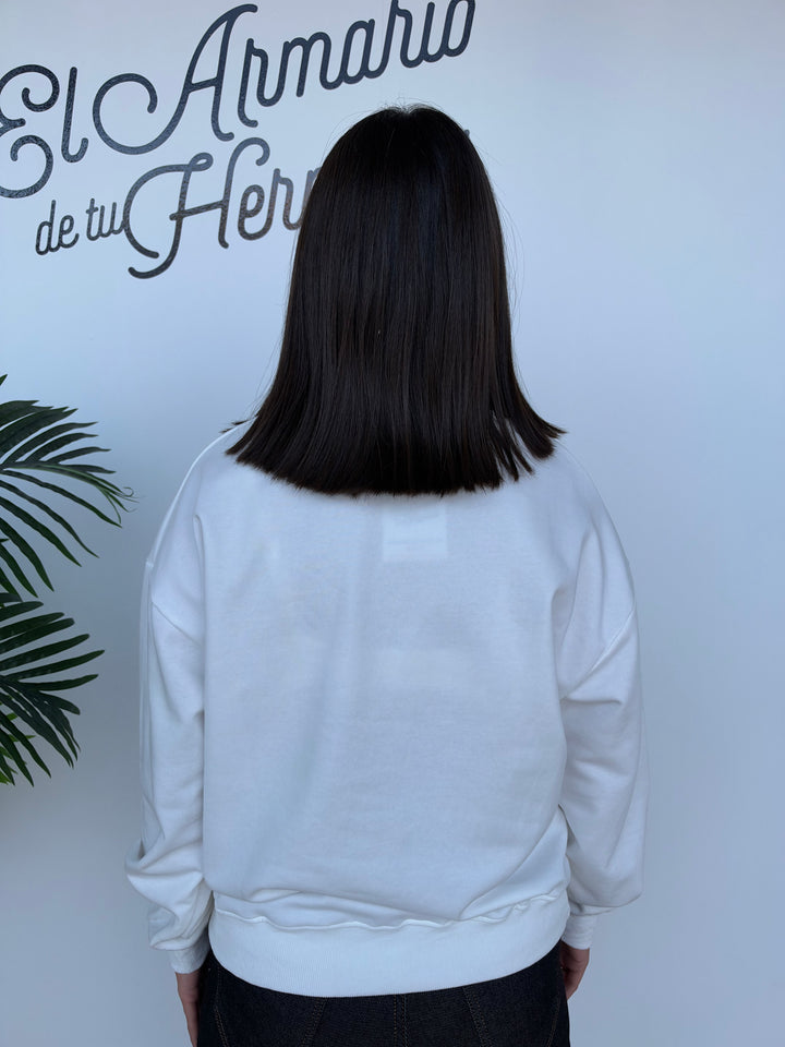 Sudadera Milu blanca