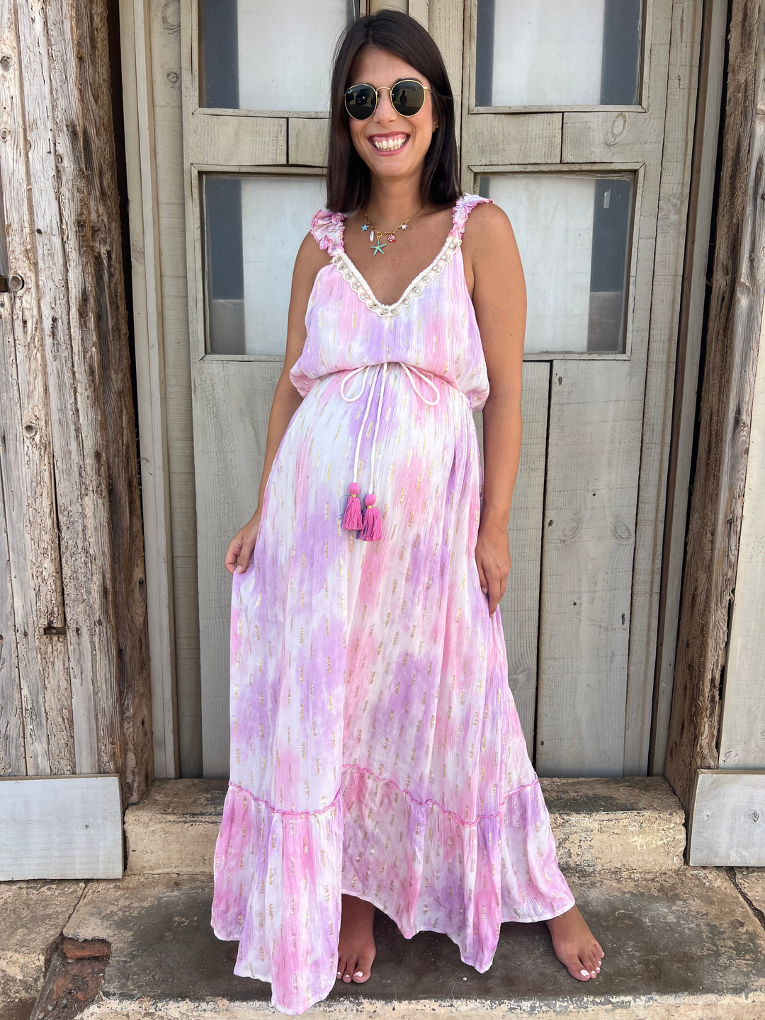 Vestido Conil morado