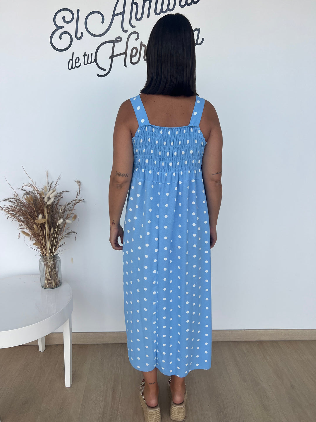 Vestido Cameron celeste
