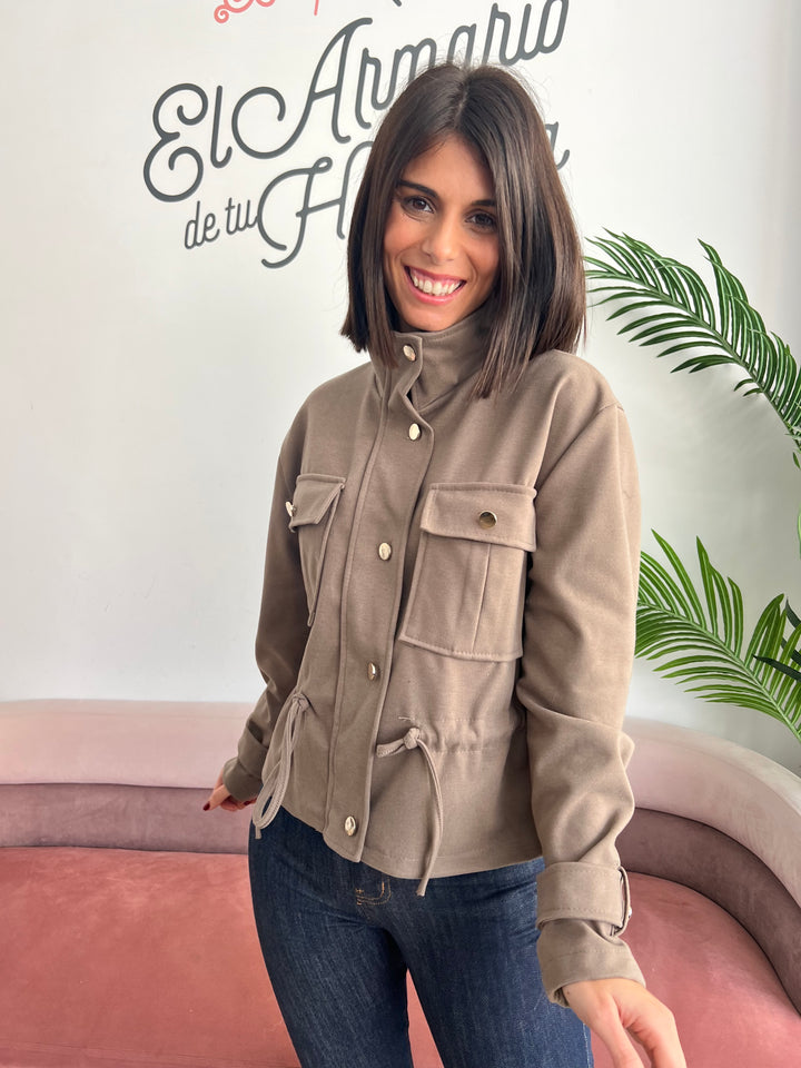 Chaqueta Evelyn topo