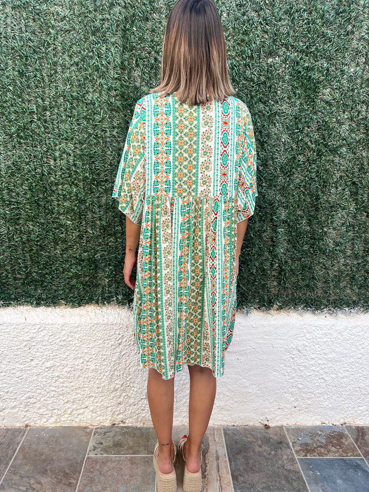 Vestido Davinia verde