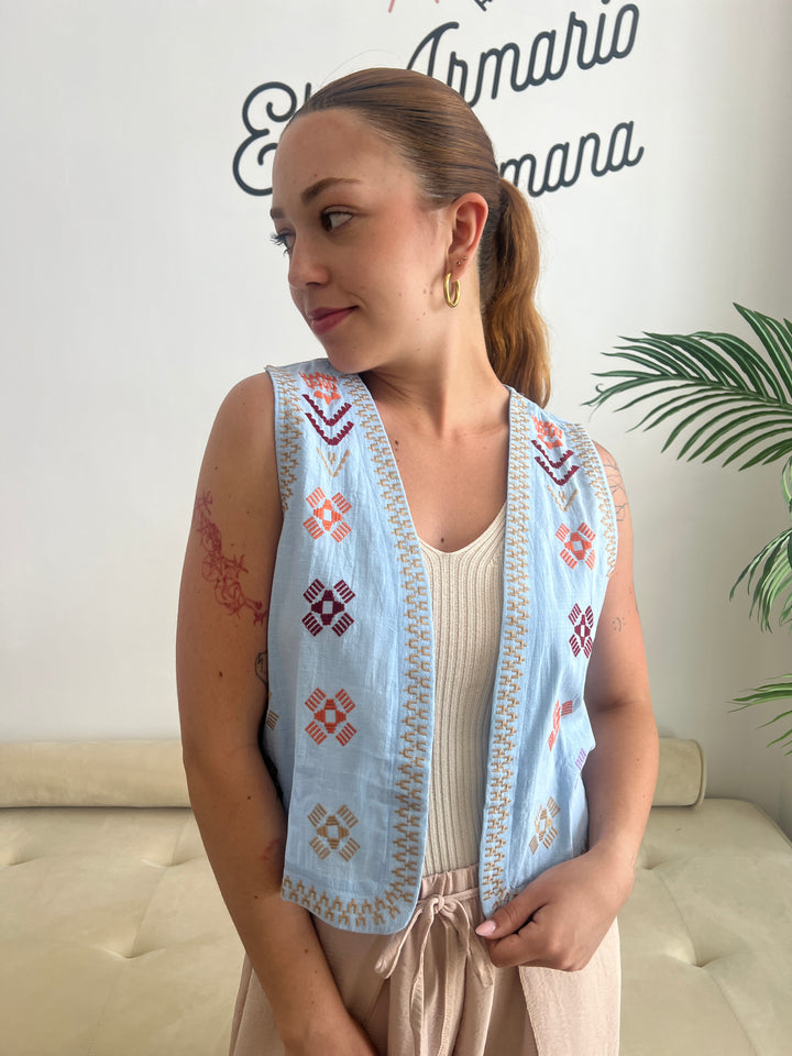 Chaleco Angy azul