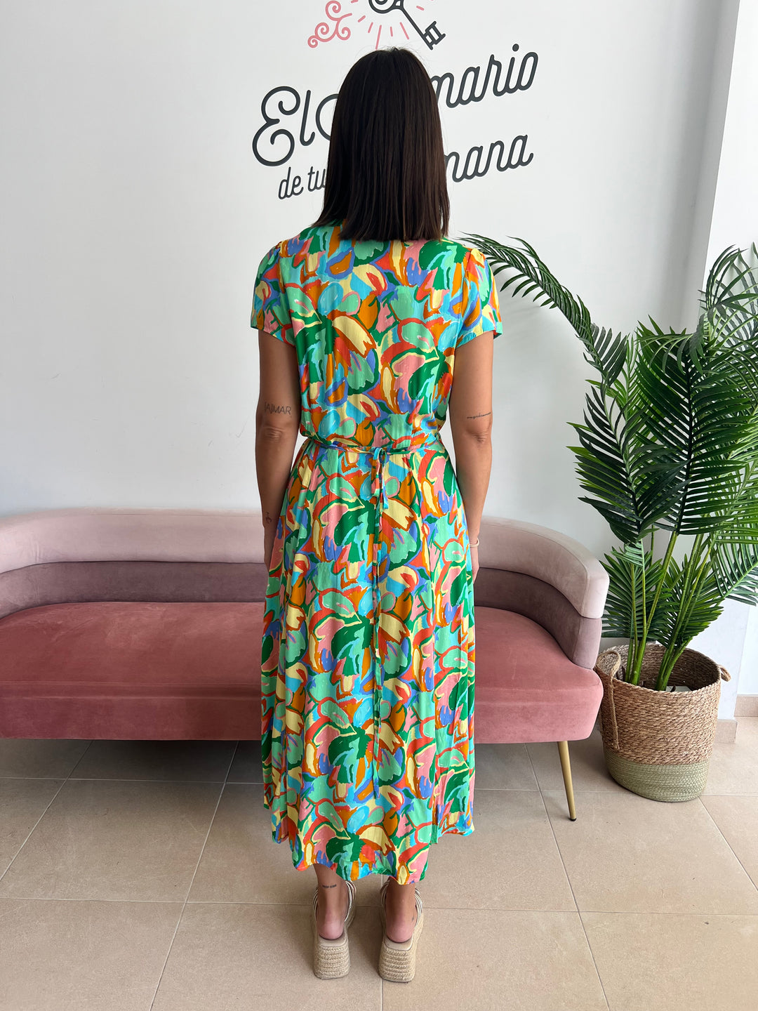 Vestido Isabel verde