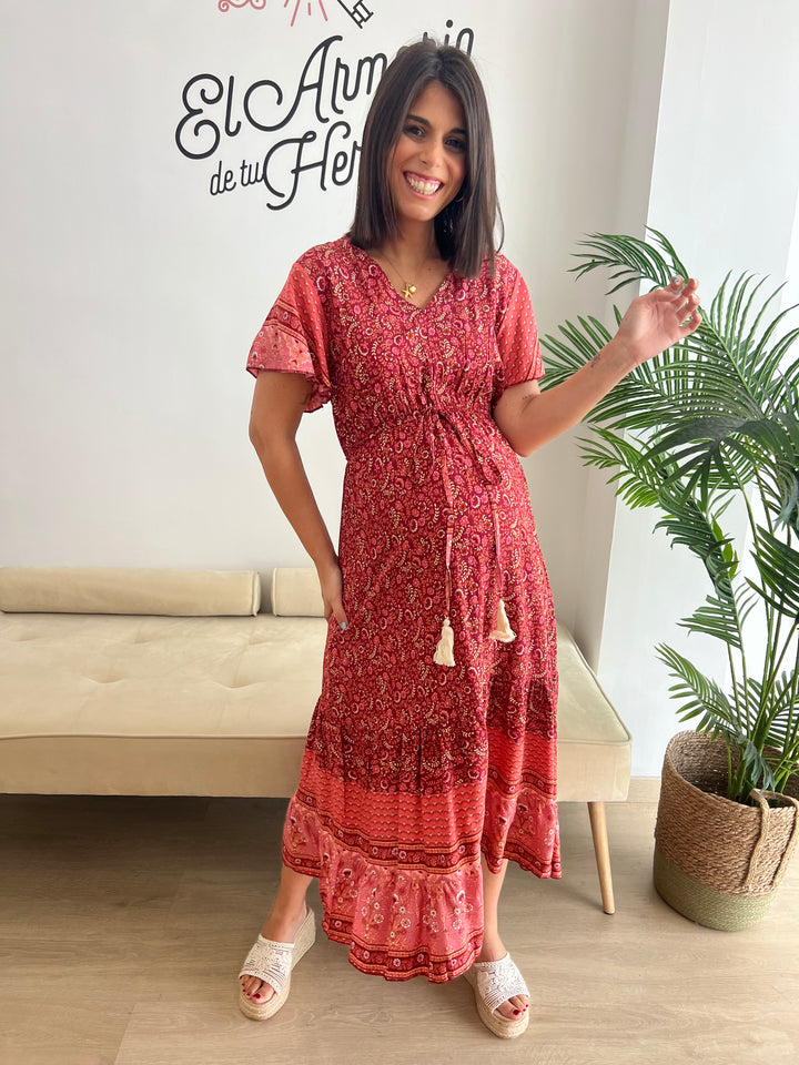 Vestido Lucrecia teja