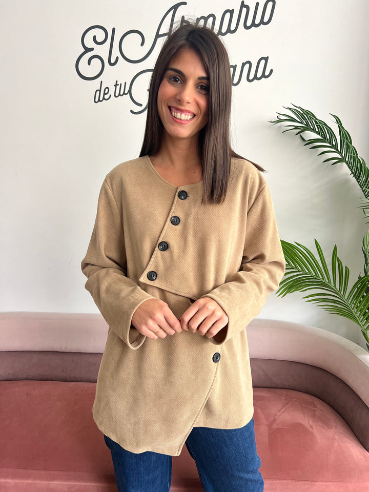 Chaqueta Mamen beige oscuro