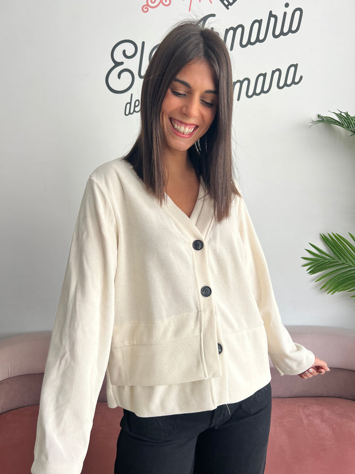 Chaqueta Noemí beige claro