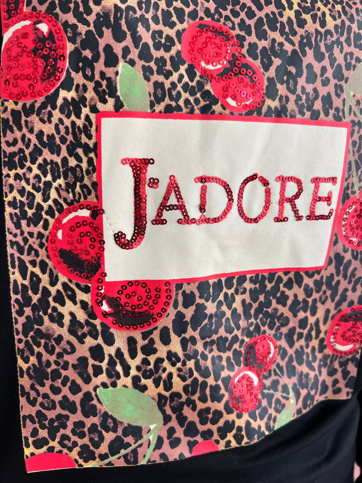 Sudadera J’adore negro
