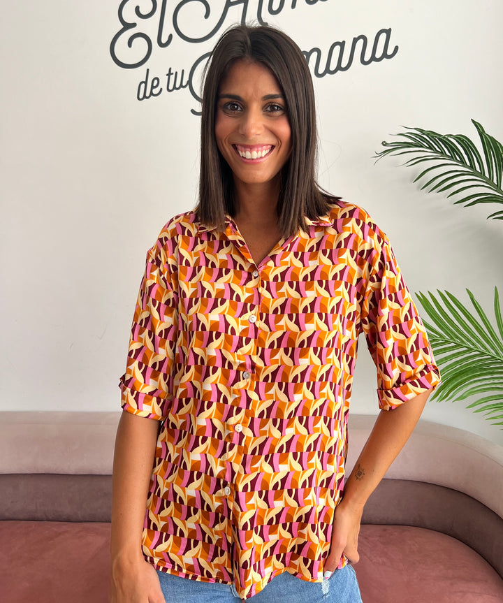 Camisa Sofi naranja