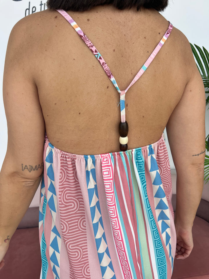 Vestido Menorca rosa
