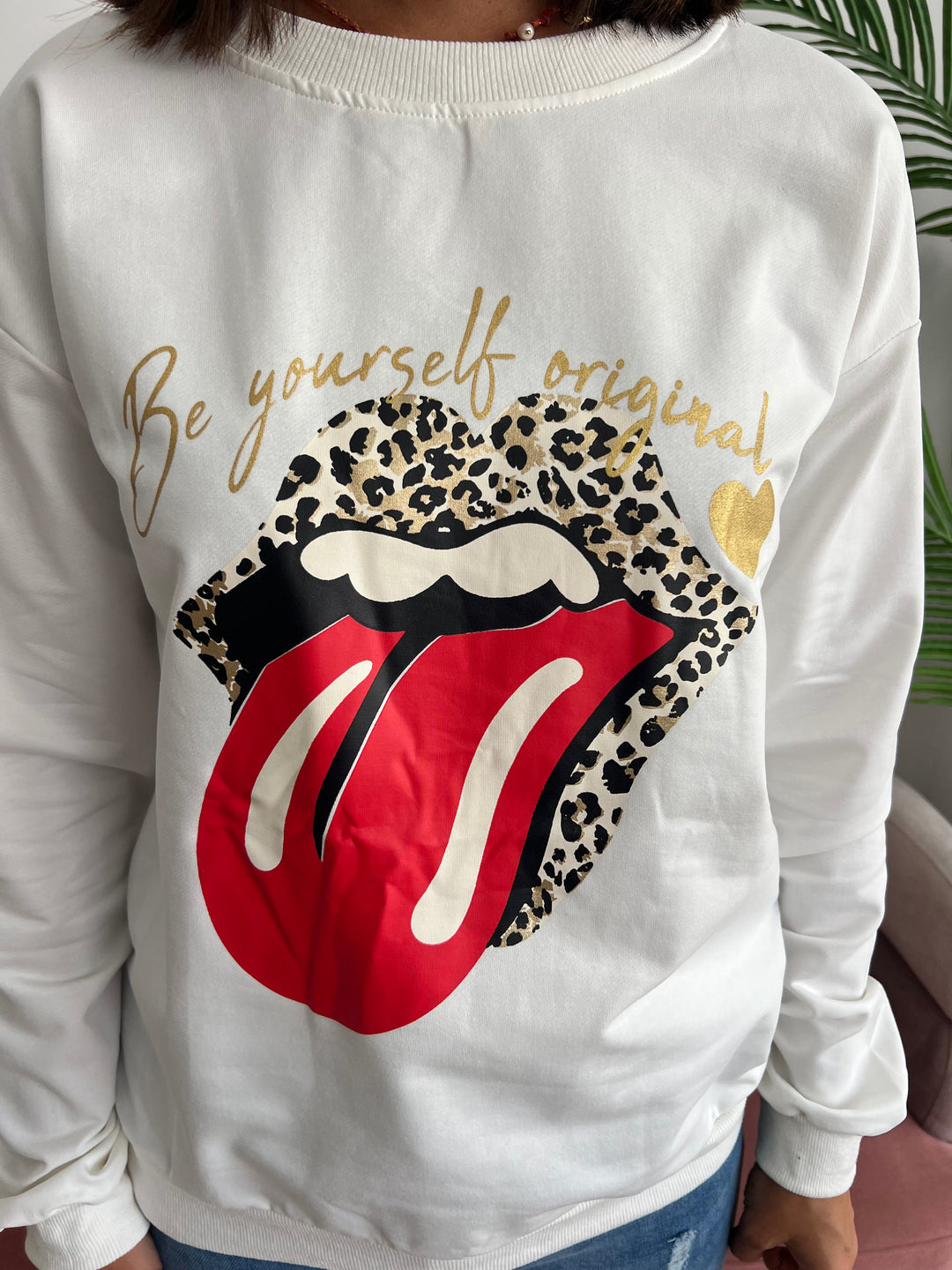 Sudadera Rolling blanco