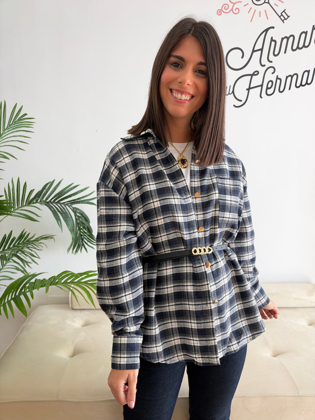 Sobrecamisa Luzma azul marino
