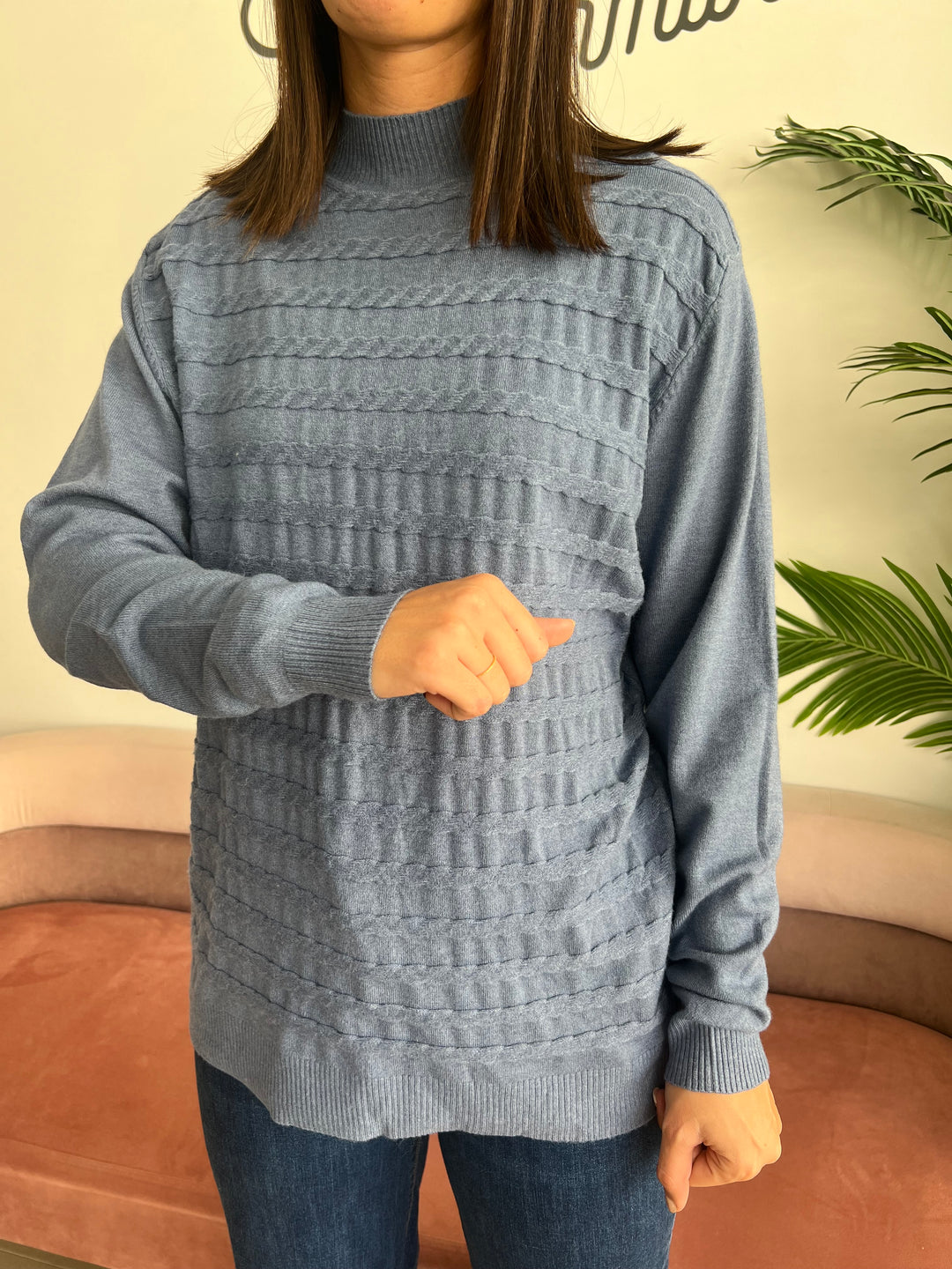 Jersey Angélica azul