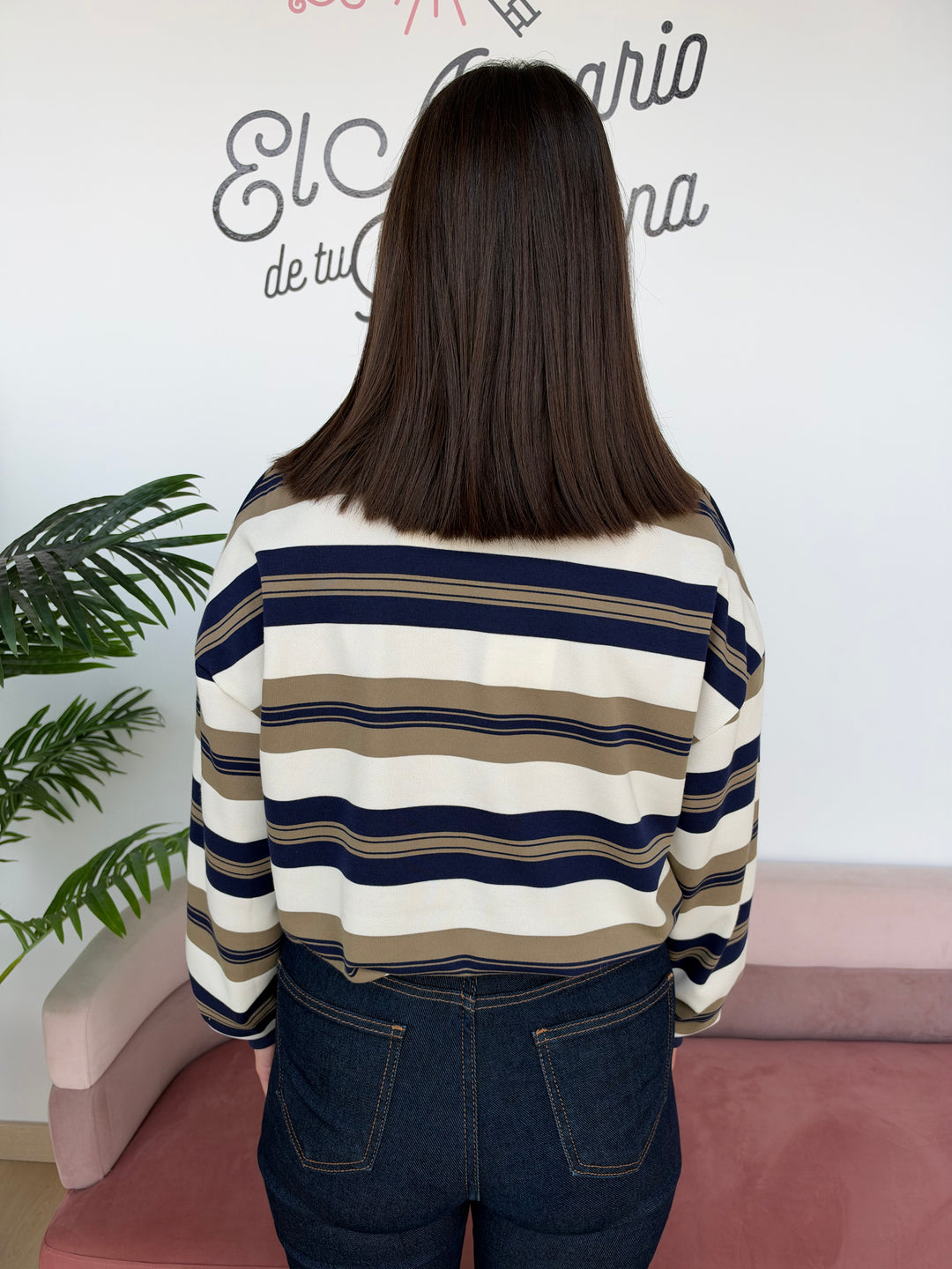 Sudadera Morgan azul marino