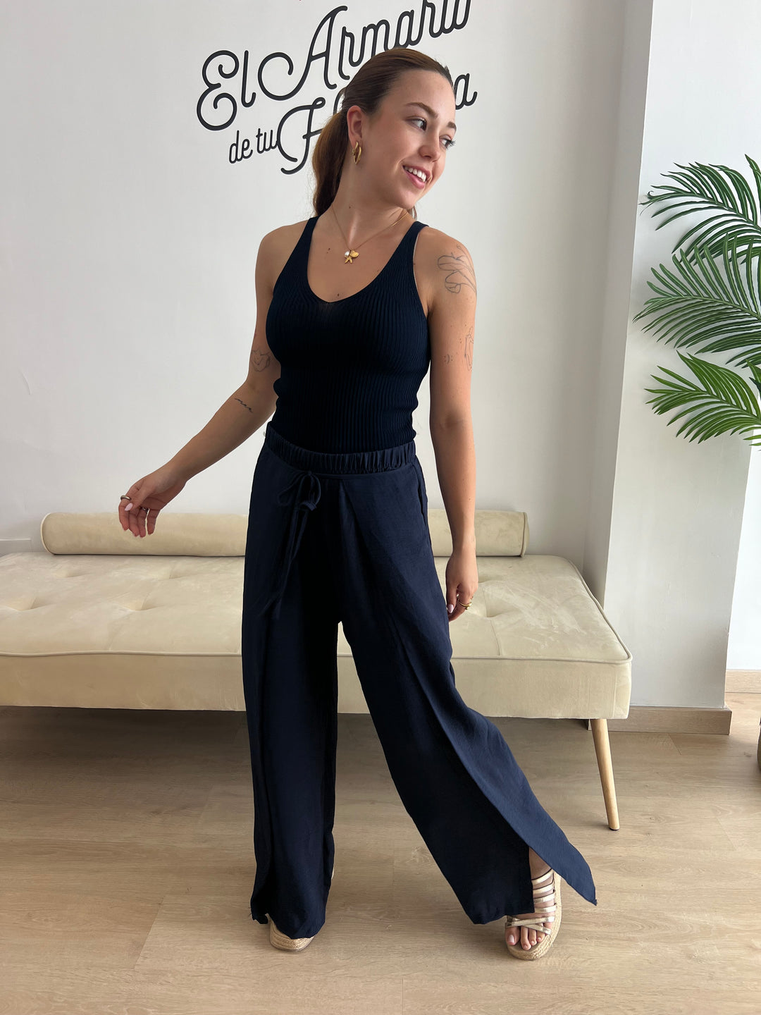 Pantalón Laila azul marino