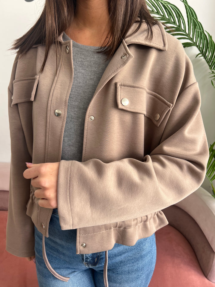 Chaqueta Carlín topo