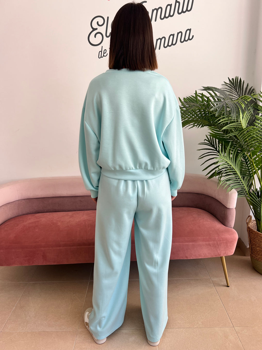 Conjunto Invisible turquesa