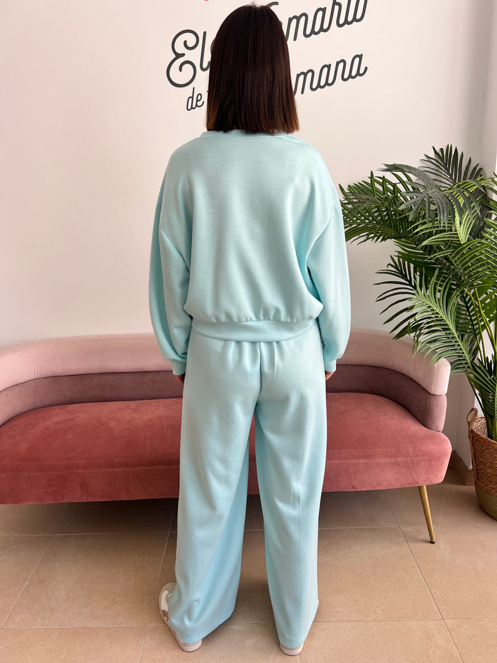 Conjunto Invisible turquesa