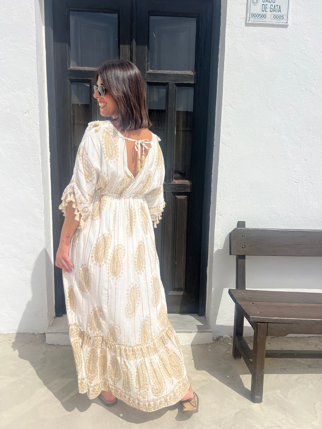 Vestido Golden beige
