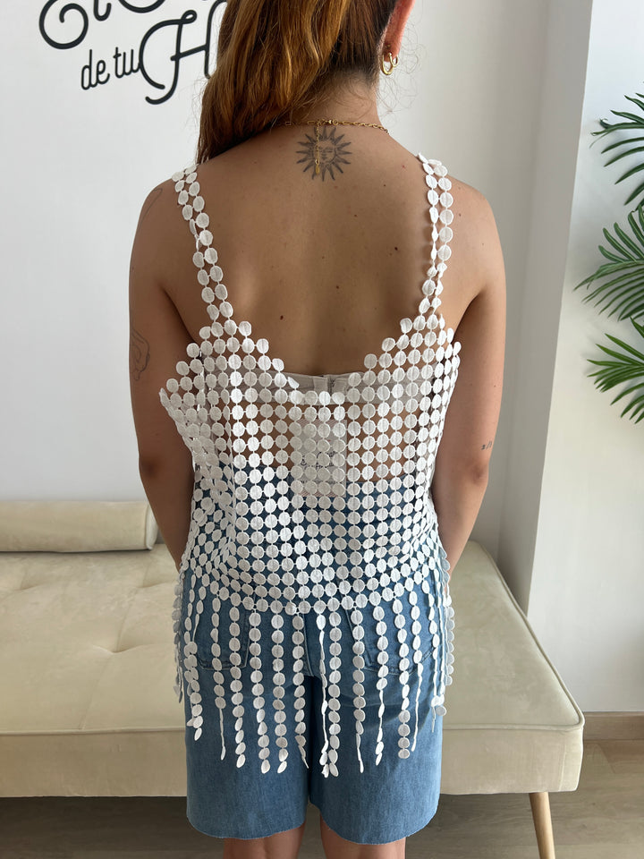 Top Eva blanco