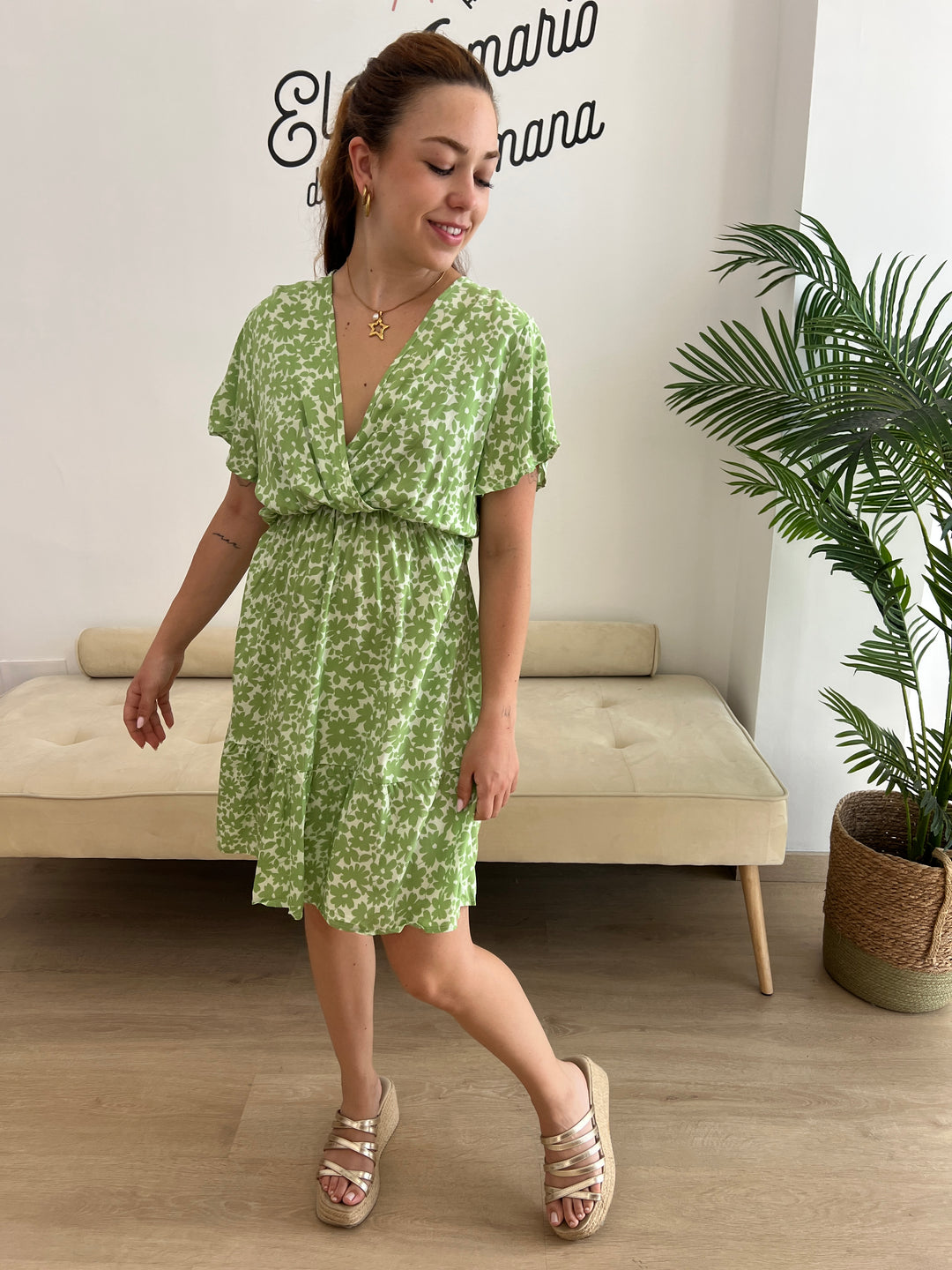 Vestido Mati verde