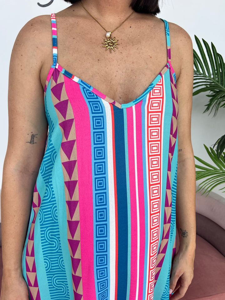 Vestido Menorca fucsia