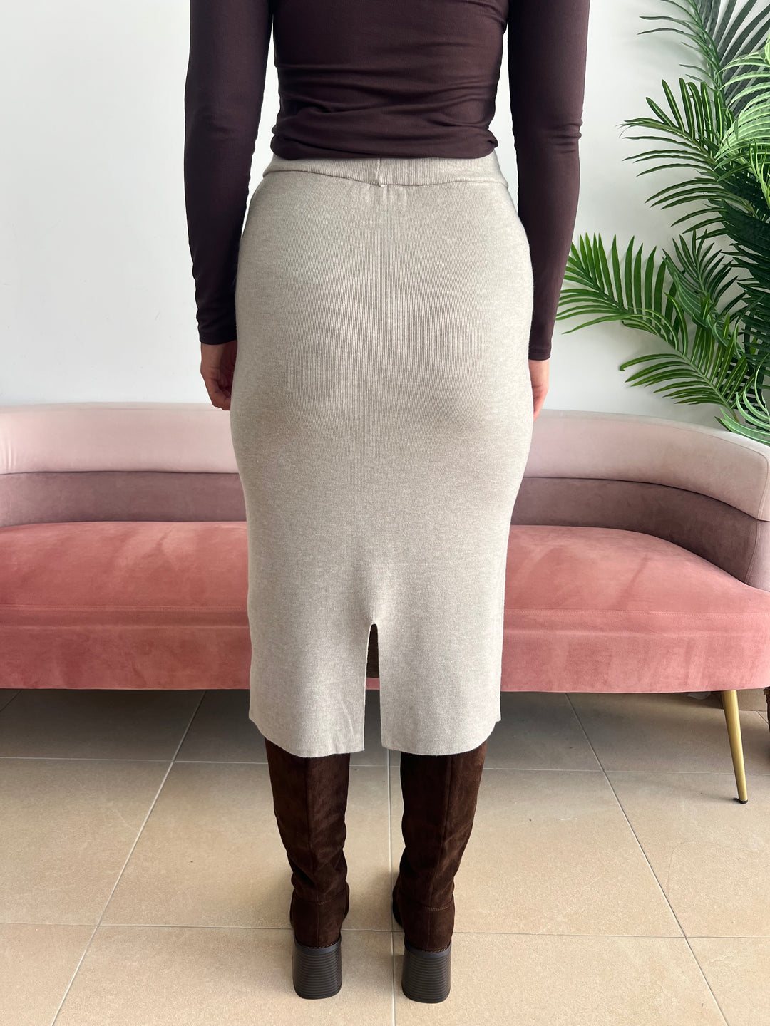 Falda Evelyn beige