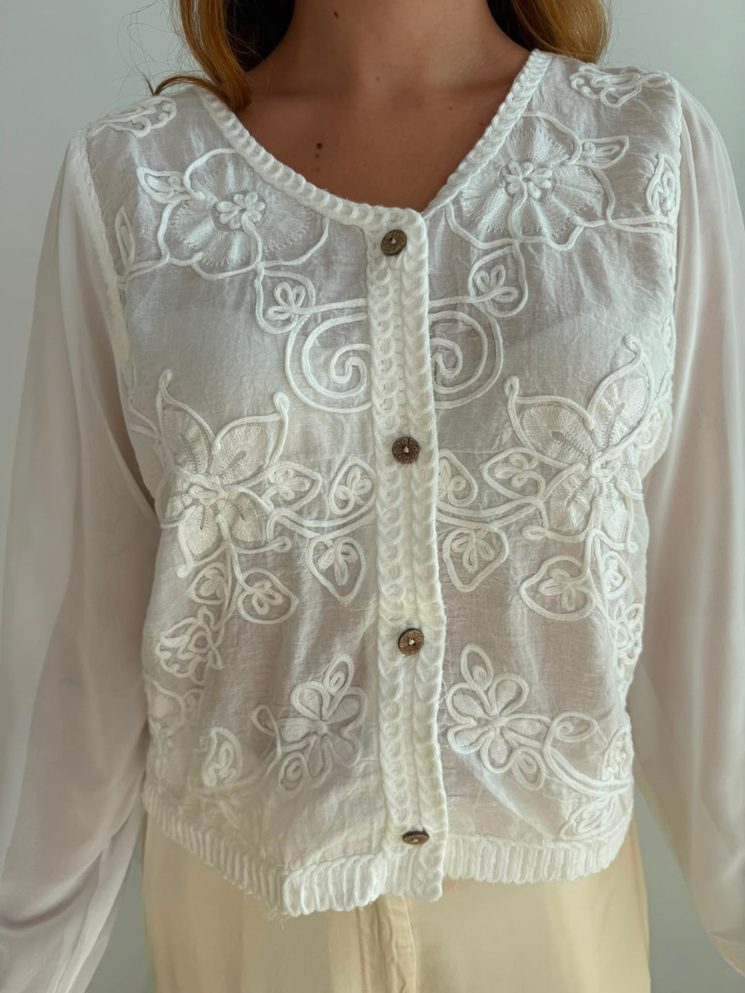 Chaqueta Aurora blanco