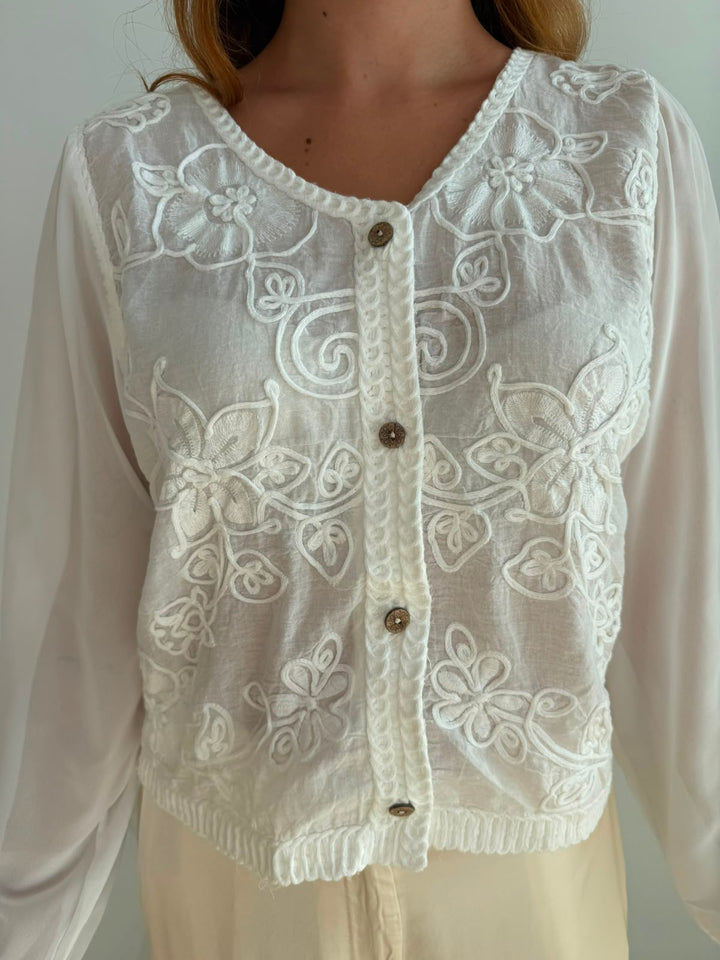 Chaqueta Aurora blanco