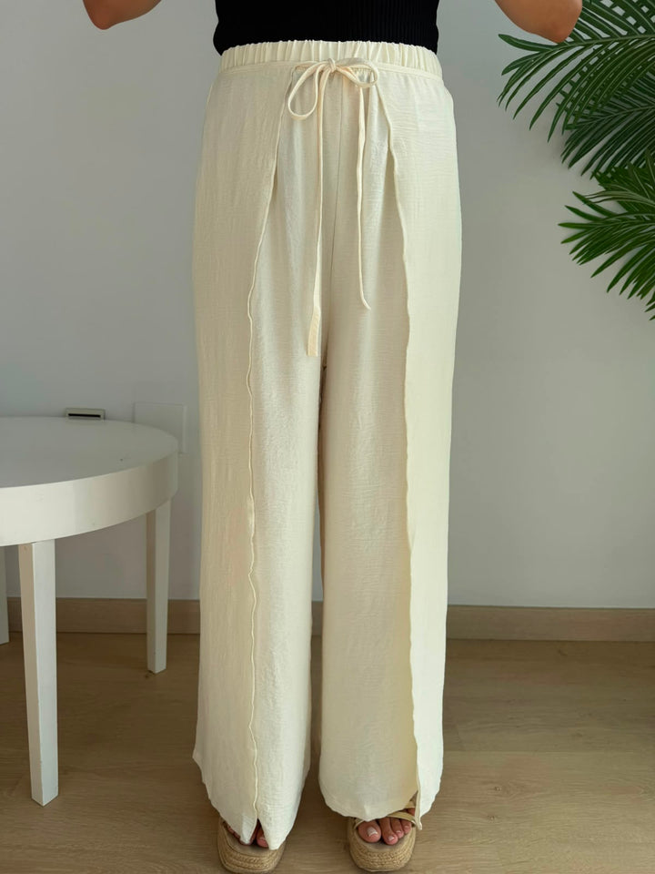 Pantalón Laila blanco roto