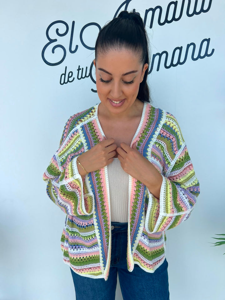 Chaqueta Laura rosa