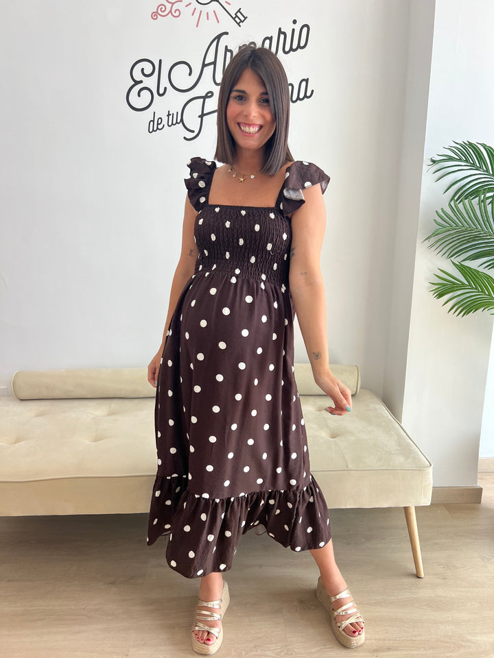 Vestido Marisol marrón