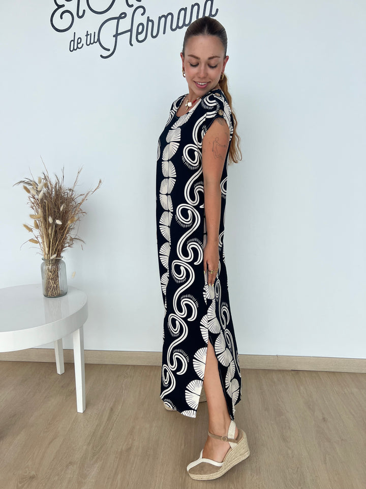 Vestido Salinas azul marino