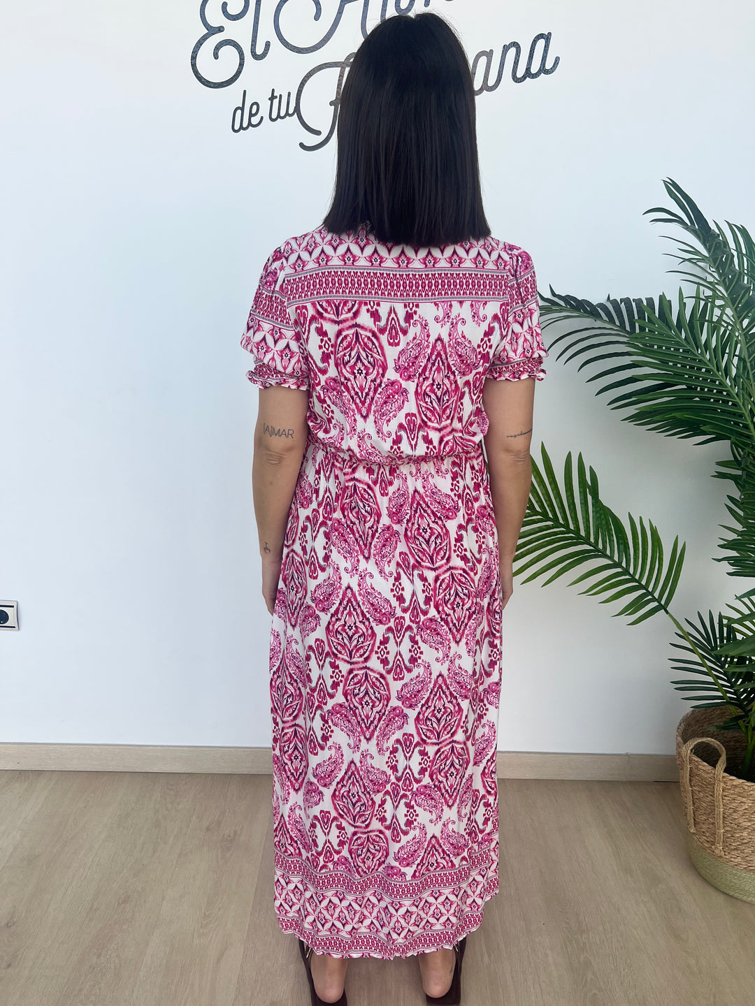 Vestido Mariola fucsia