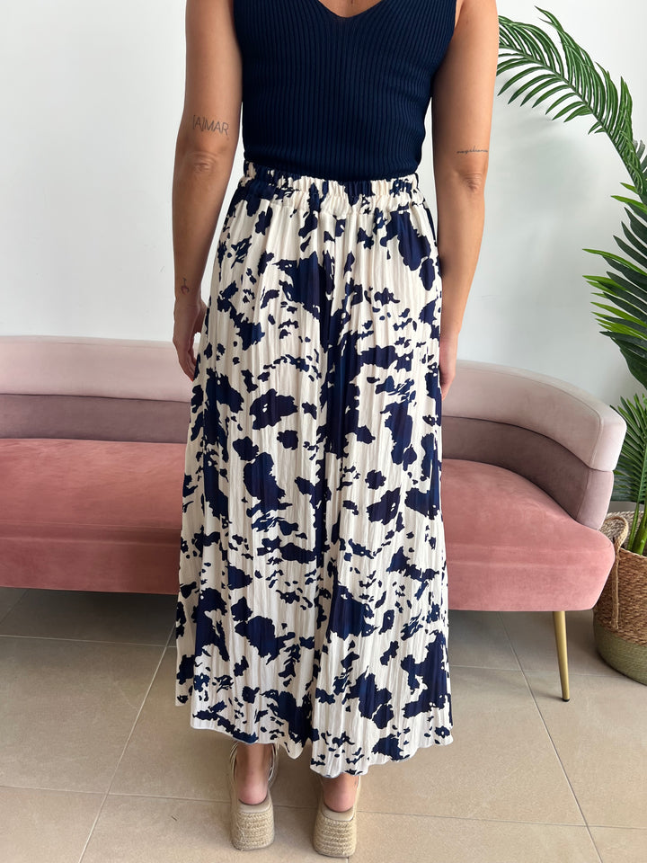 Falda Leo azul marino