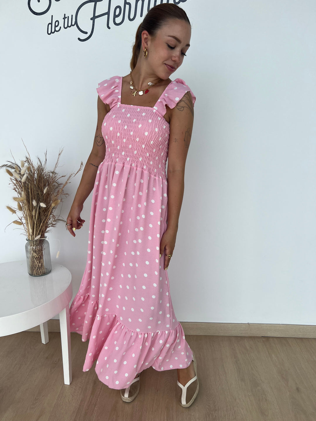 Vestido Violeta rosa