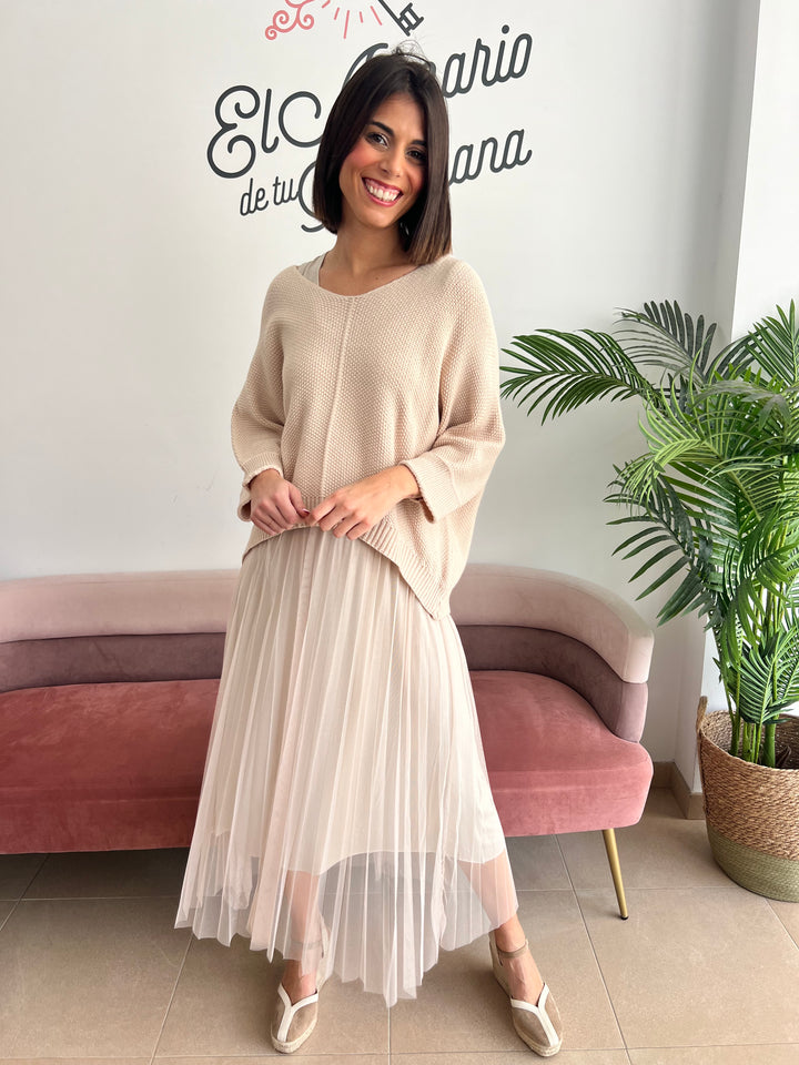 Vestido + jersey Sharon