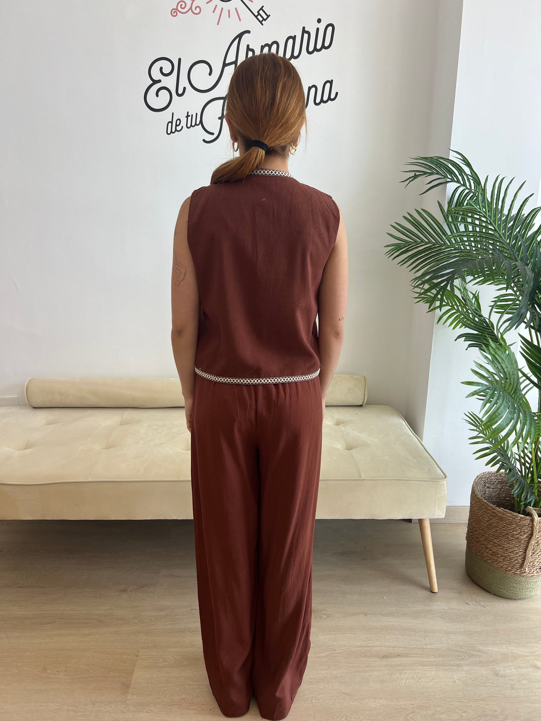 Conjunto Michell marrón