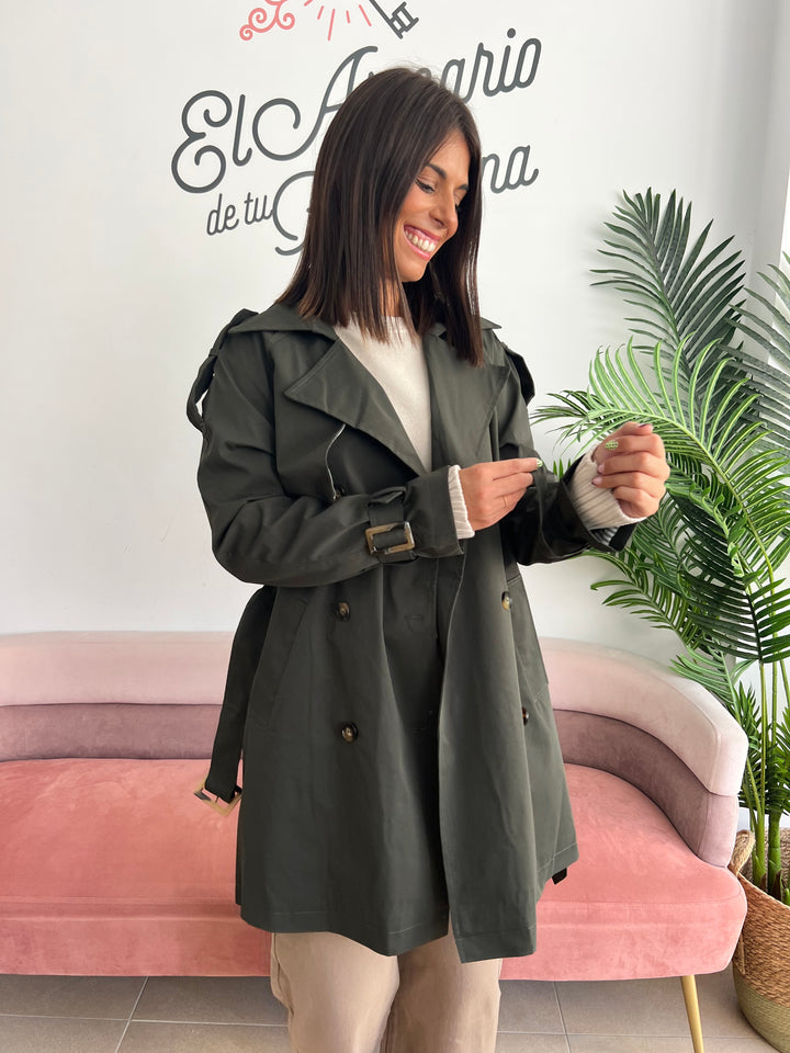 Chaqueta Candela verde oscuro
