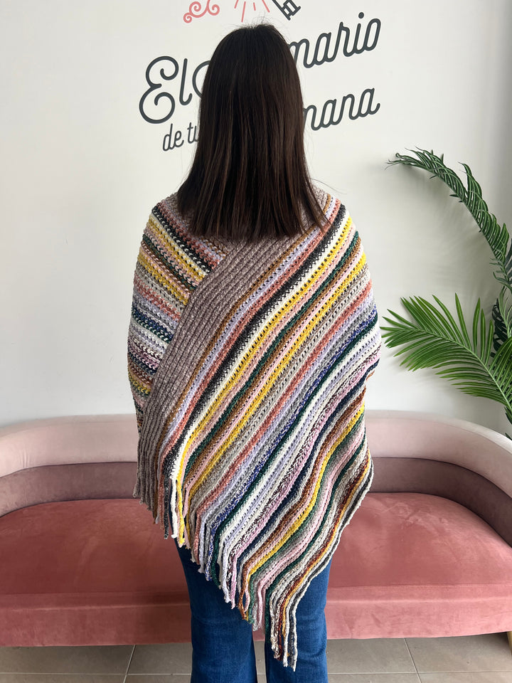 Poncho Ruth khaki