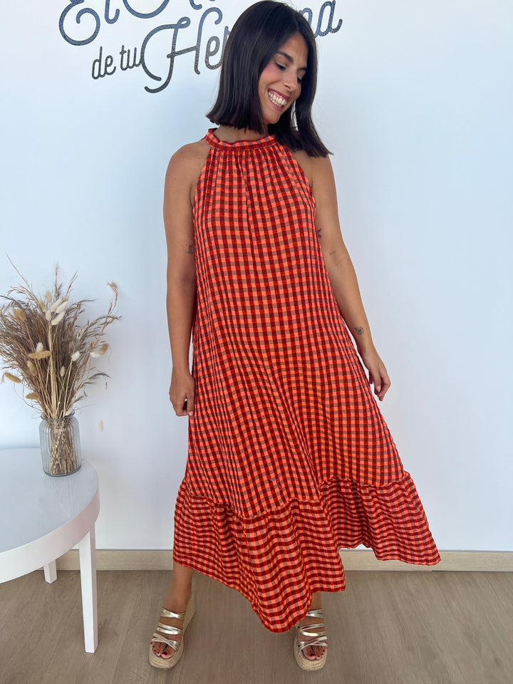 Vestido Julieta naranja