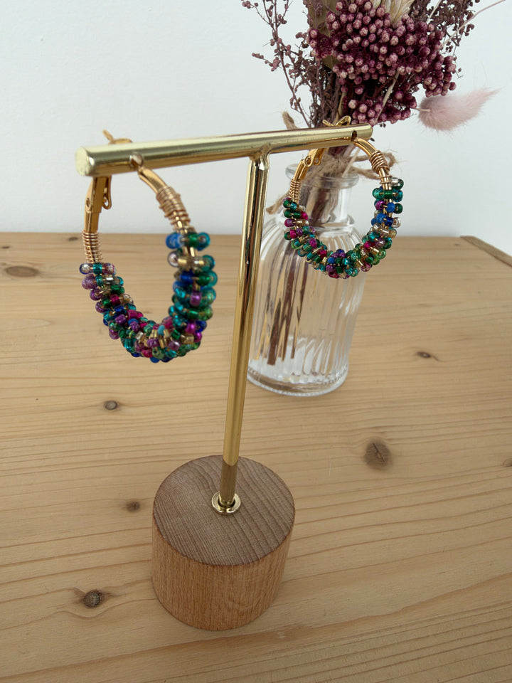 Pendientes Malú (acero)