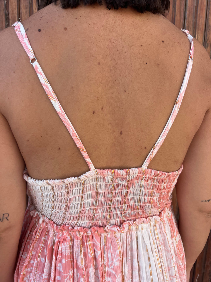 Vestido Menorca coral