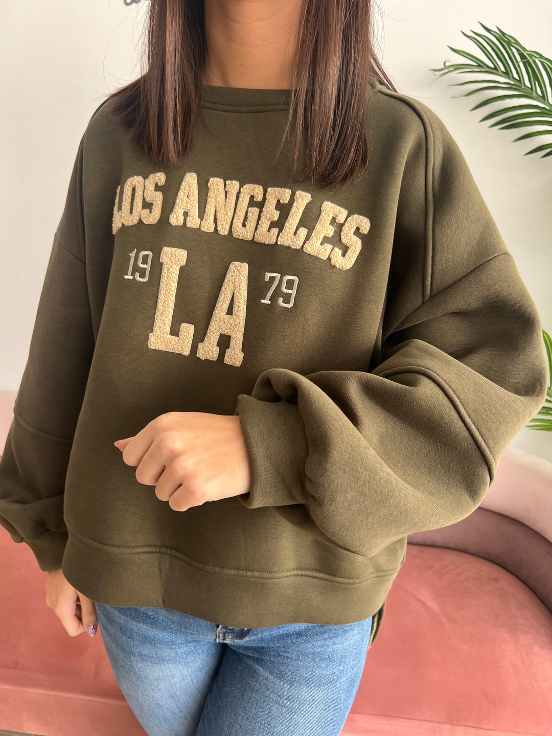 Sudadera Los Ángeles verde