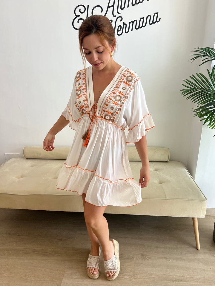 Vestido Sharon naranja